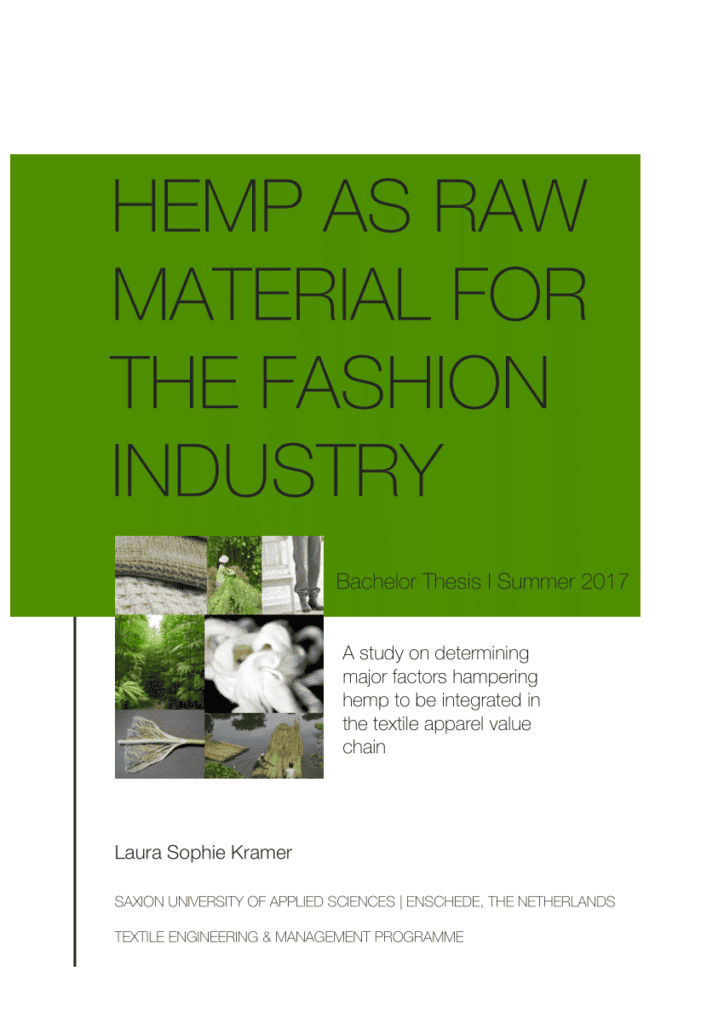 The Integration of Hemp Clothing within the Slow Fashion Movement