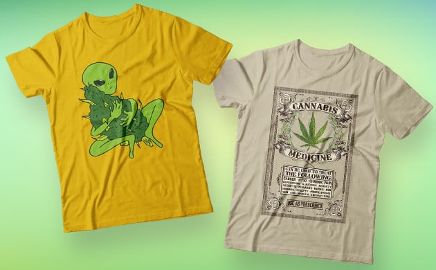 What Are The Popular Accessories Or Complementary Products Within Marijuana-branded Clothing Lines?