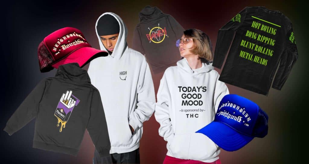 What Collaborations Exist Between Marijuana Dispensaries And Marijuana-branded Clothing Lines?